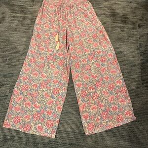 Chelsea & Theodore women's Floral Bottoms in Pink and Blue